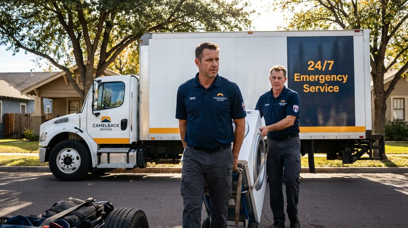 CamelBack Moving crew loading furniture in Red Bank, NJ