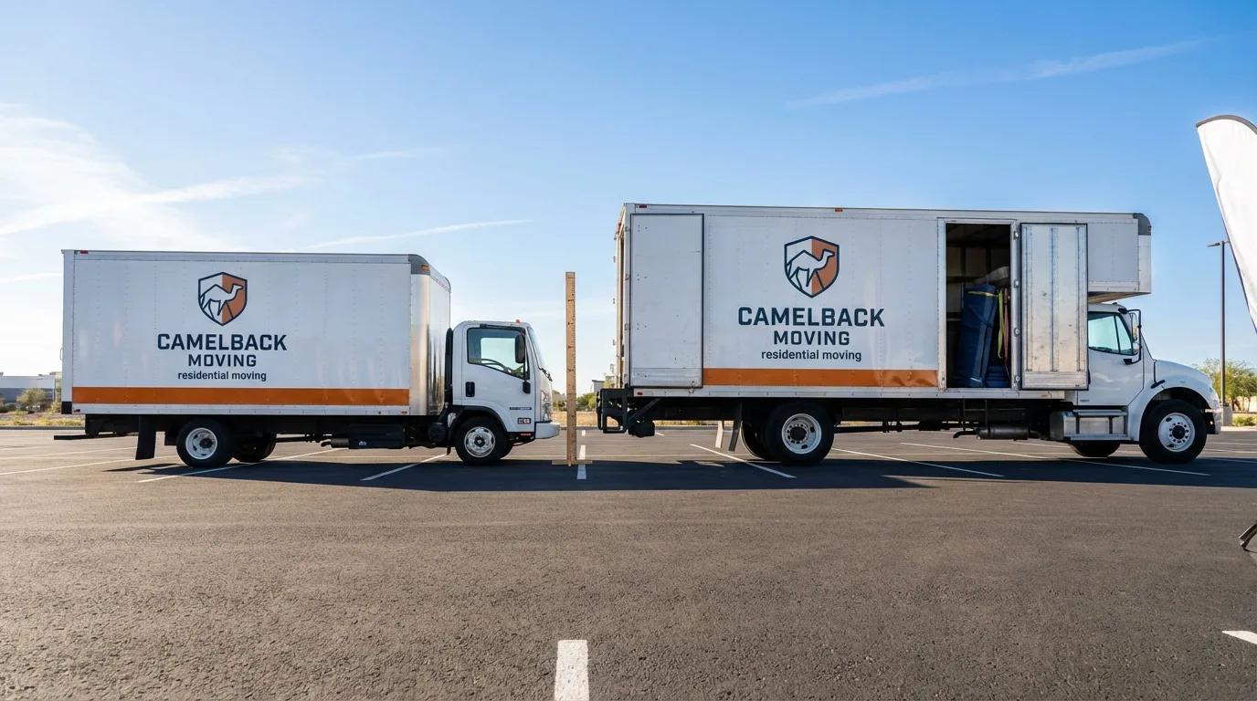 Moving truck size capacity guide in Red Bank
